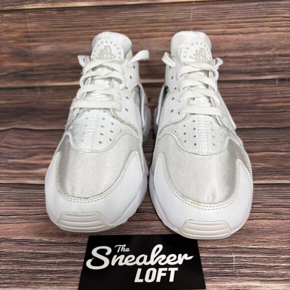 Nike Air Huarache Run Women's White Athletic Running Shoes Size 9 - Picture 2 of 8